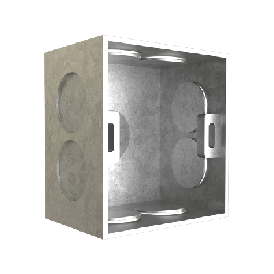 Girish Glisten 3x3 Inch 1 or 2 Modular Concealed Metal Box - G 3747