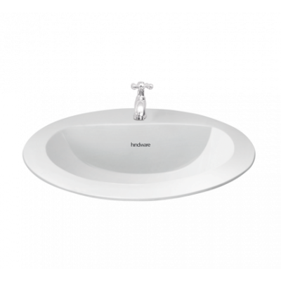 Hindware Counter Basin Vienne Oval 10038-White
