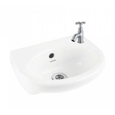 Hindware Wall Hung Basin Cute 10053-White