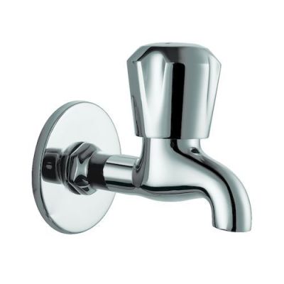 Somany Serene Chrome Finish Bib Cock with Wall Flange 272210290021