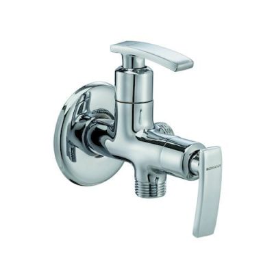 Somany Dhaara Plus Chrome Finish 2 Way Angle Cock 272210640061