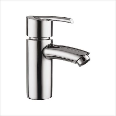 Somany Cella Chrome Finish Single Lever Basin Mixer with 
Braided Hoses 272111150011