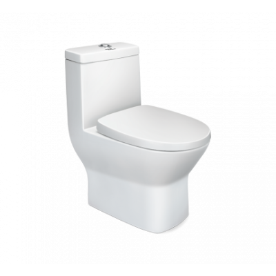 Hindware One Piece Commode Rene S-300MM 92088-White