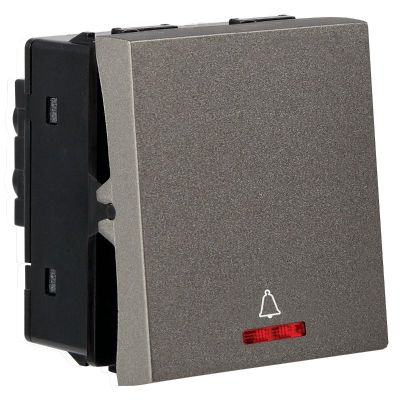 Crabtree 10A Mega Bell Push Indicator Amare ACNMBIG101