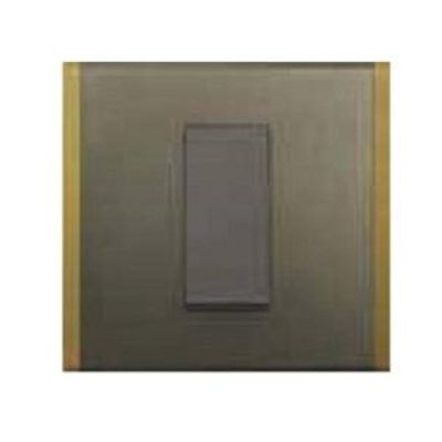 Crabtree Amare Cover Plate Grey With Gloden Trim 1 Module ACNPLCGV01
