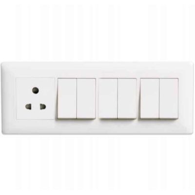 Crabtree Thames 8 M Sapphire White Cover Plate ACTPAOWV08