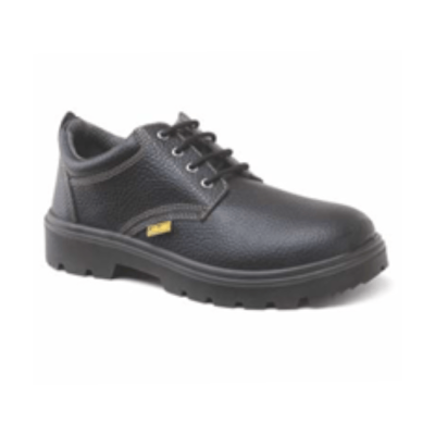 Anuj Jama 6 Inch Single Density Safety Shoes - Black-JS73R