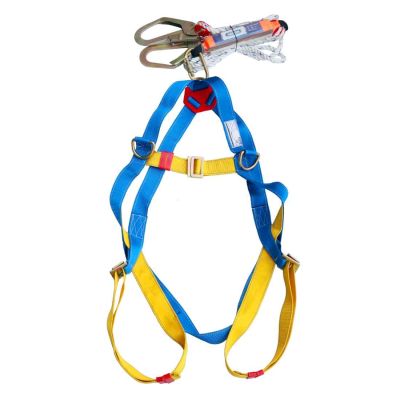 Arcon Full Body Harness With Double Polyamide Rope And Shock Absorber-Scaffold Hook ARC-5123