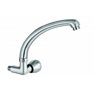 ARK Supreme Aster Chrome Finish 15mm Sink Cock Swivel Foam Flow Casted Spout with Right Handle 3407386
