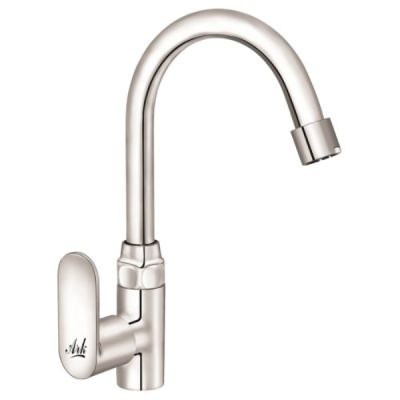 ARK Daphle Chrome Finish 15mm Pillar Cock Swivel with Pipe Spout ARK-43122