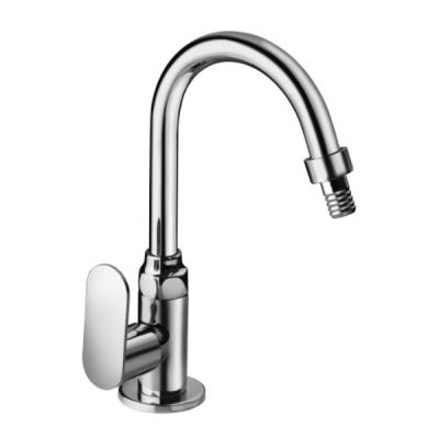 ARK Daphle Chrome Finish 15mm Pillar Cock Swivel with Hose Connection ARK-43128
