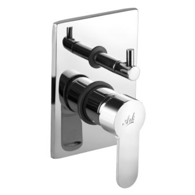 ARK Opera Ginger Chrome Finish 40mm Cube Single Lever Concealed High Flow Diverter 5805