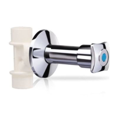 Ashirvad 1/2 Inch CPVC Long Concealed Valve 1/2 Inch Full Turn Spindle Square Knob - 50001341