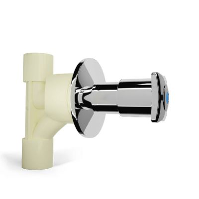 Ashirvad 1/2 Inch CPVC Short Concealed Valve 1/2 Inch Full Turn Spindle Square Knob - 50001347