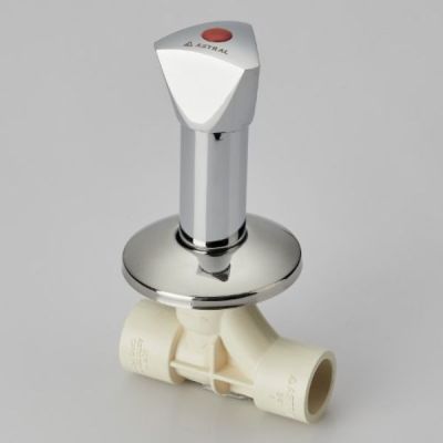 Astral Concealed Valve Swept Type (Chrome Plated) (Triangle) Type 20mm(Short) Cpvc Pro Fittings M5121113202