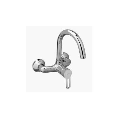Azaro Opel Prime Chrome Finish Wall Mounted Single Lever Sink MixerAZARO-OPE-130