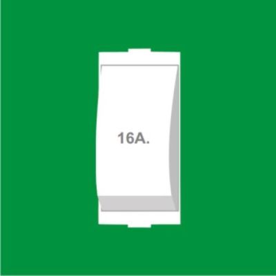 B'Five Marvella 16 Amp Flat 1 Way Switch - B-004F