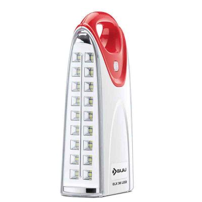 Bajaj ELX 7.2W 36 LED Emergency Light-Rechargeable Maintenance Free Battery Red-150680
