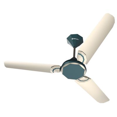 Bajaj 1200mm Junet AVAB Full Aluminium Body Ceiling Fan With Anti-Bacterial Coating-Astronaut Blue and Champagne Fizz-251017