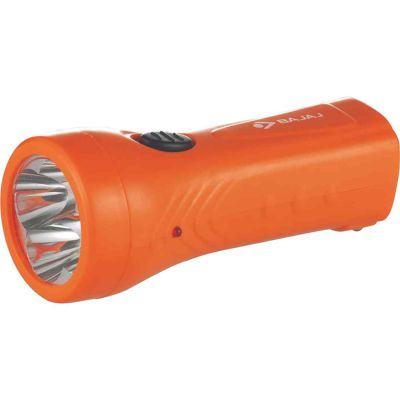 Bajaj SmartGlow Mini 3W Rechargeable 4 LED Torch Orange-610038
