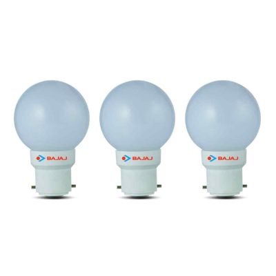Bajaj Deco 0.5W Ping Pong LED Bulb White-Base B22-830025