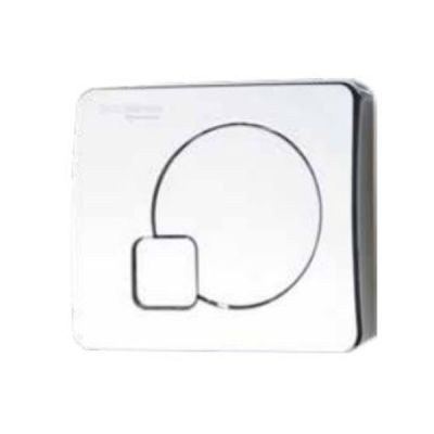 Asianpaints Bathsense Chrome Round Mechanical Push Plate - BS-PL-02