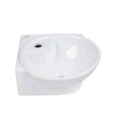 Asianpaints Bathsense Primus Corner Wall Hung Basin - White - CB-03-X