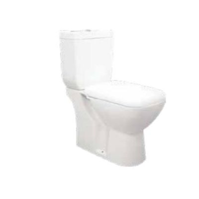 Asianpaints Bathsense Deon 230mm S Trap Floor Mounted Coupled Closet with Ceramic Tank Set - White - CC-03-S