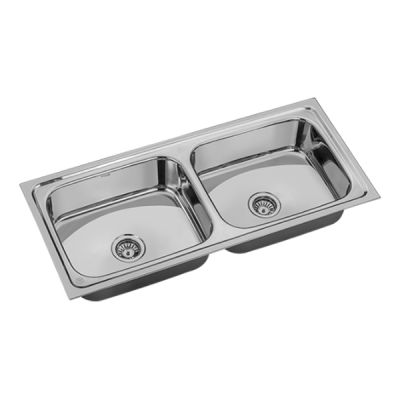 Asianpaints Bathsense Glossy Finish Double Bowl Kitchen Sink - DBG45208