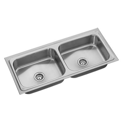 Asianpaints Bathsense Matt Finish Double Bowl Kitchen Sink - DBM45208