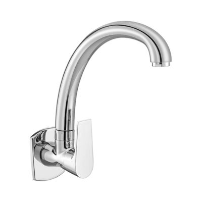 Asianpaints Bathsense Invictus Sink Cock Wall Mounted With Swinging Spout-INSC101