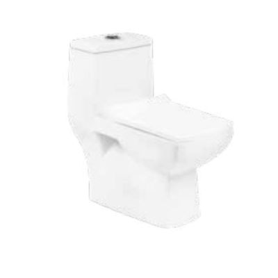 Asianpaints Bathsense Infinite 225mm S Trap One Piece Closet - White - OP-16-S