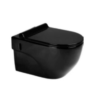 Asianpaints Bathsense Evania Wall Hung Closet - Black - WH-91-BLK