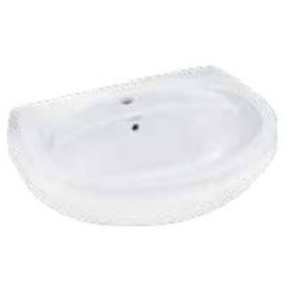 Asianpaints Bathsense Altius Wall Hung Basin With Full Pedestal - White - WM-29-X-FP-29-X