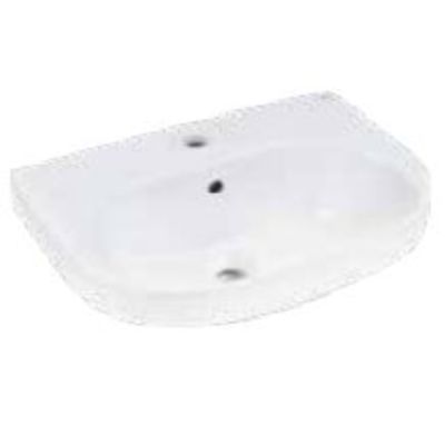 Asianpaints Bathsense Maximus Wall Mounted Basin With Full Pedestal - White - WM-32-X-FP-28-X