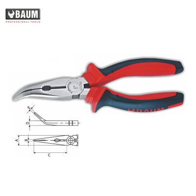 Baum 8Inch Bent Nose Plier Art-111DC