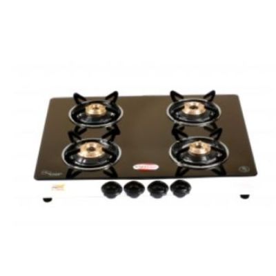 Brightflame 4 burner SS Black Glass top Manual -Tulip BF-4BBAGS