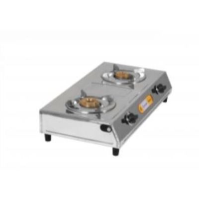 Brightflame 2 burner SS cook top - Laxmi BF2BSSL
