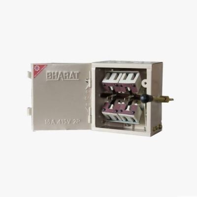 Bharat 16A 16A - 2 Pole Off-Load Changeover Switch - 1071