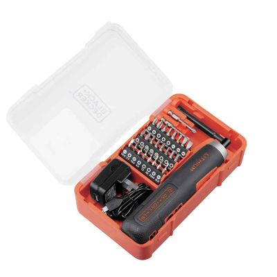Black & Decker Cordless 3.6V Li-Ion Screwdriver with 27 Accessories-BD40K27