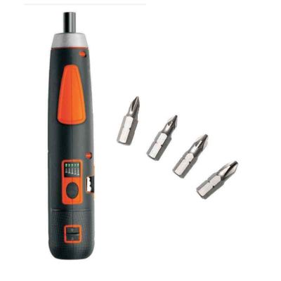 Black & Decker Cordless 3.6V Li-Ion Screwdriver with 4 Accessories-BD40K4