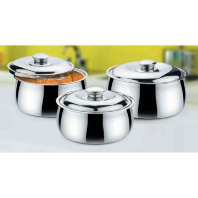 SNB Classic Essentials 1Pc Tripot Double Wall SS Belly Casserole-3L-C-1