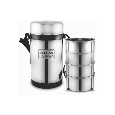 SNB Classic Essentials Thermo Meal Lunch Box Inside 4Pcs Containers With SS Lid-LB-17