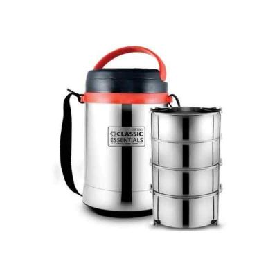 SNB Classic Essentials Thermo Meal Lunch Box Inside 4Pcs Containers With PP Lid-LB-20