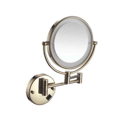 Cera Wall Mounted Shaving LED Mirror 200mm Dia-Chrome-B3510129
