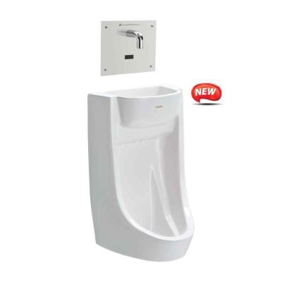 Cera Core Flat back Urinal with Integrated Wash Basin & Sensor Tap-S4025101