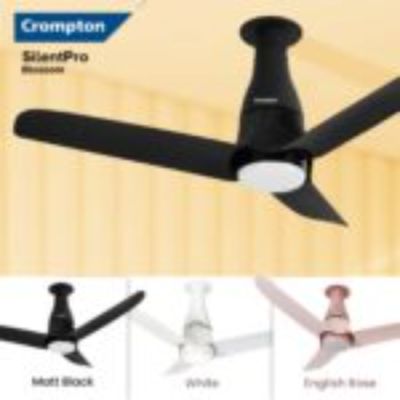 Crompton Silent Pro 40W Blossom Matt Black Fans