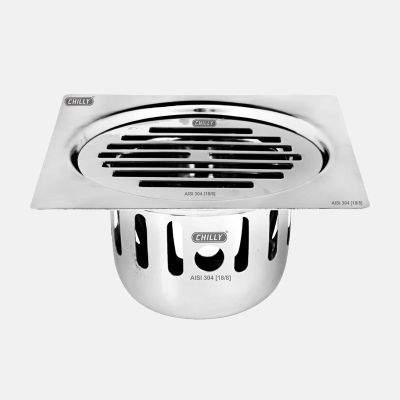 Chilly Vintage Gloss Square Classic Flat Cut Cockroach Trap Drain CCT-SCFC-127