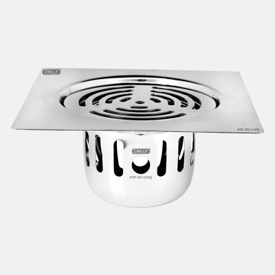 Chilly Vintage Gloss Square Ringo Design Flat Cut Cockroach Trap Drain CCT-SRDFC-153