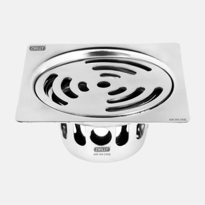 Chilly Vintage Matt Ringo Square Design Flat Cut Cockroach Trap Drain CCT-SRDFC-76